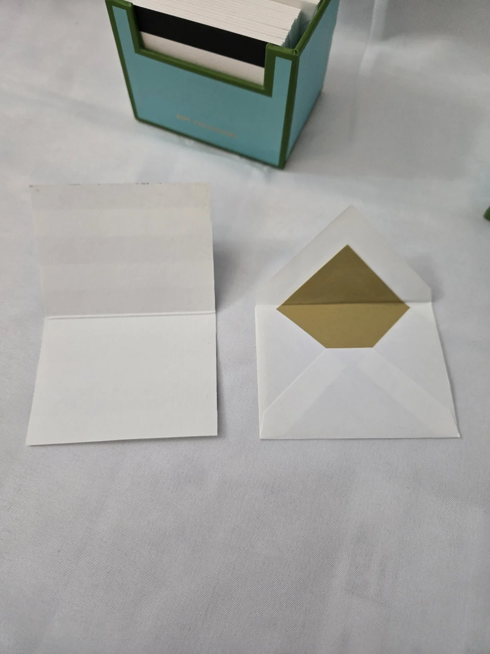 Kate Spade New York Gift Enclosure Cards Set - 24 Mini Cards & Envelopes + Box